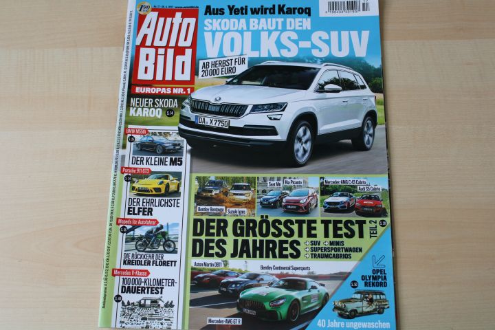 Deckblatt Auto Bild (17/2017)